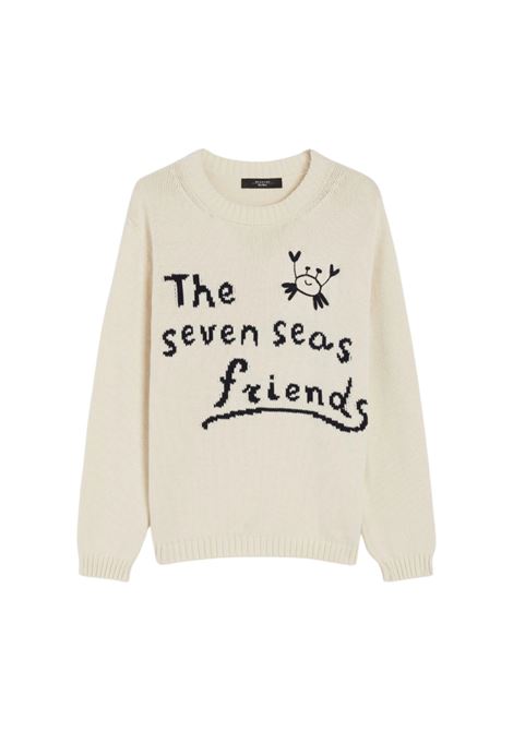Maglia in cordonetto di cotone - AVORIO Weekend MAXMARA | NESPOLA001
